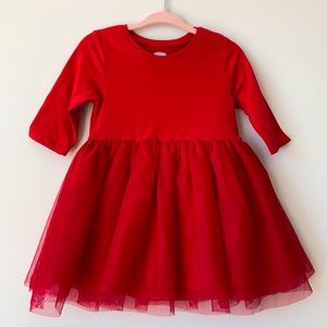 Red tulle Dress